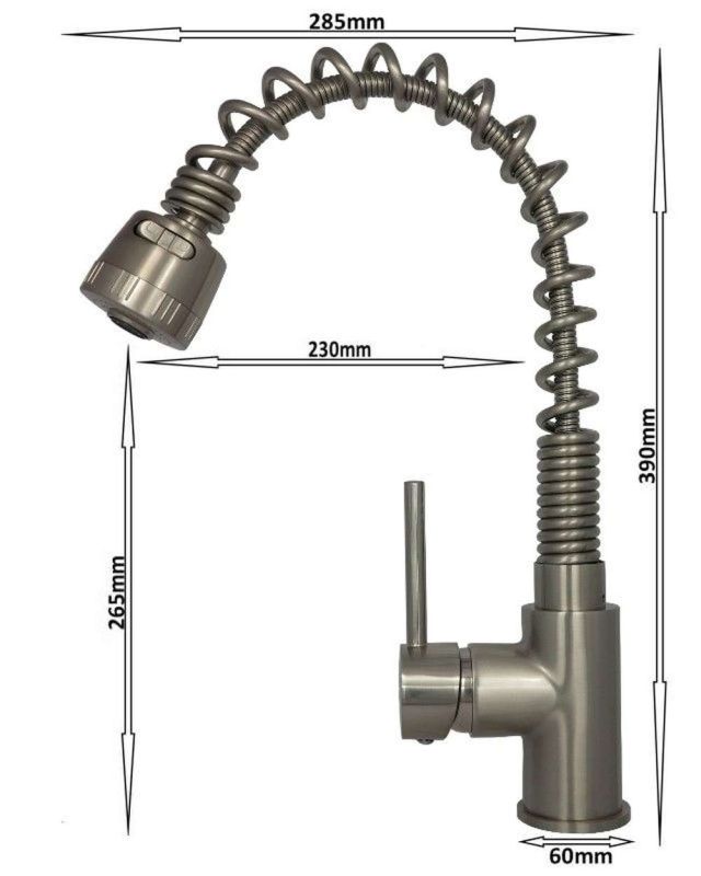 Ausziehbare Küchenarmatur Spültischarmatur Einhebelmischer Wasserhahn