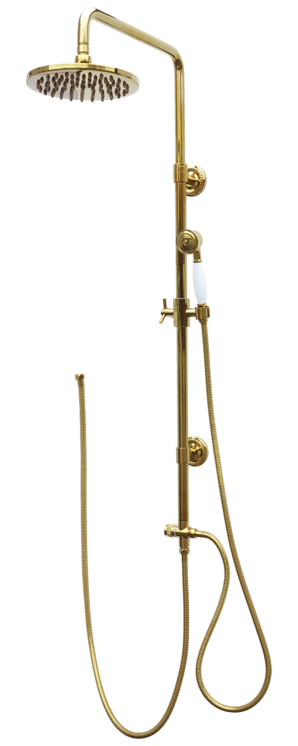 Retro Duschset Duschsystem Duschstange Brausegarnitur Brauseset